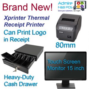 Brand new Printer, Touch Screen and Cash Drawer